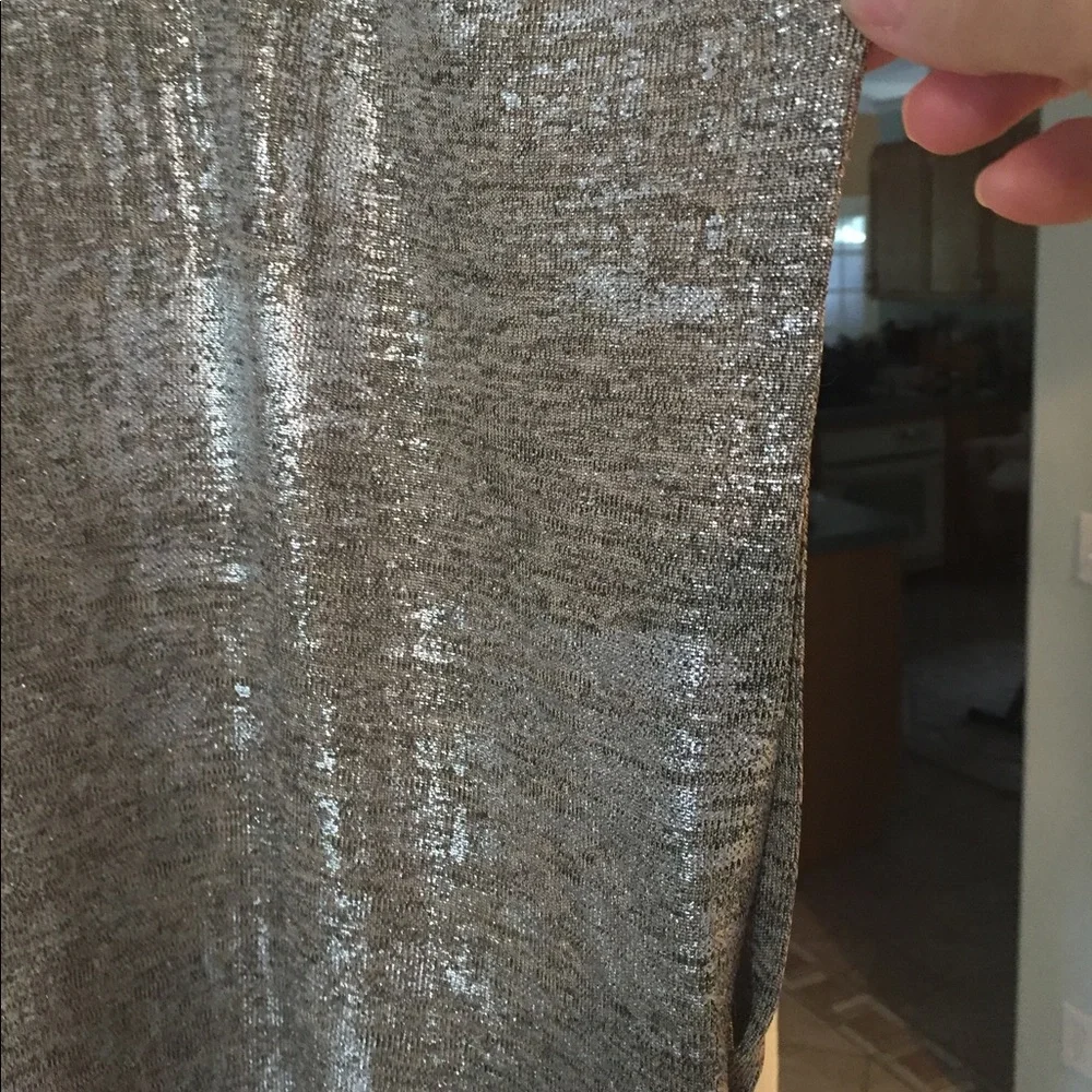 3x Silver & Gray Metallic Tunic Tee - Picture 3 of 9